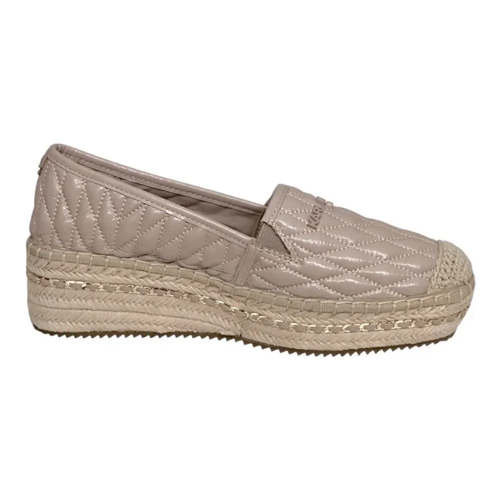 KARL LAGERFELD PARIS Women's Desta Slip-On Espadrille Platform Flats in Size 9.5